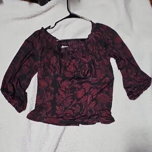 Pinup Girl Capri Floral Marie-Thérèse Top